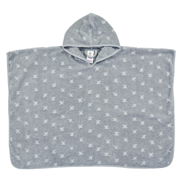 MÜSLI by Green Cotton | Handtuch Poncho | Jasmin blue