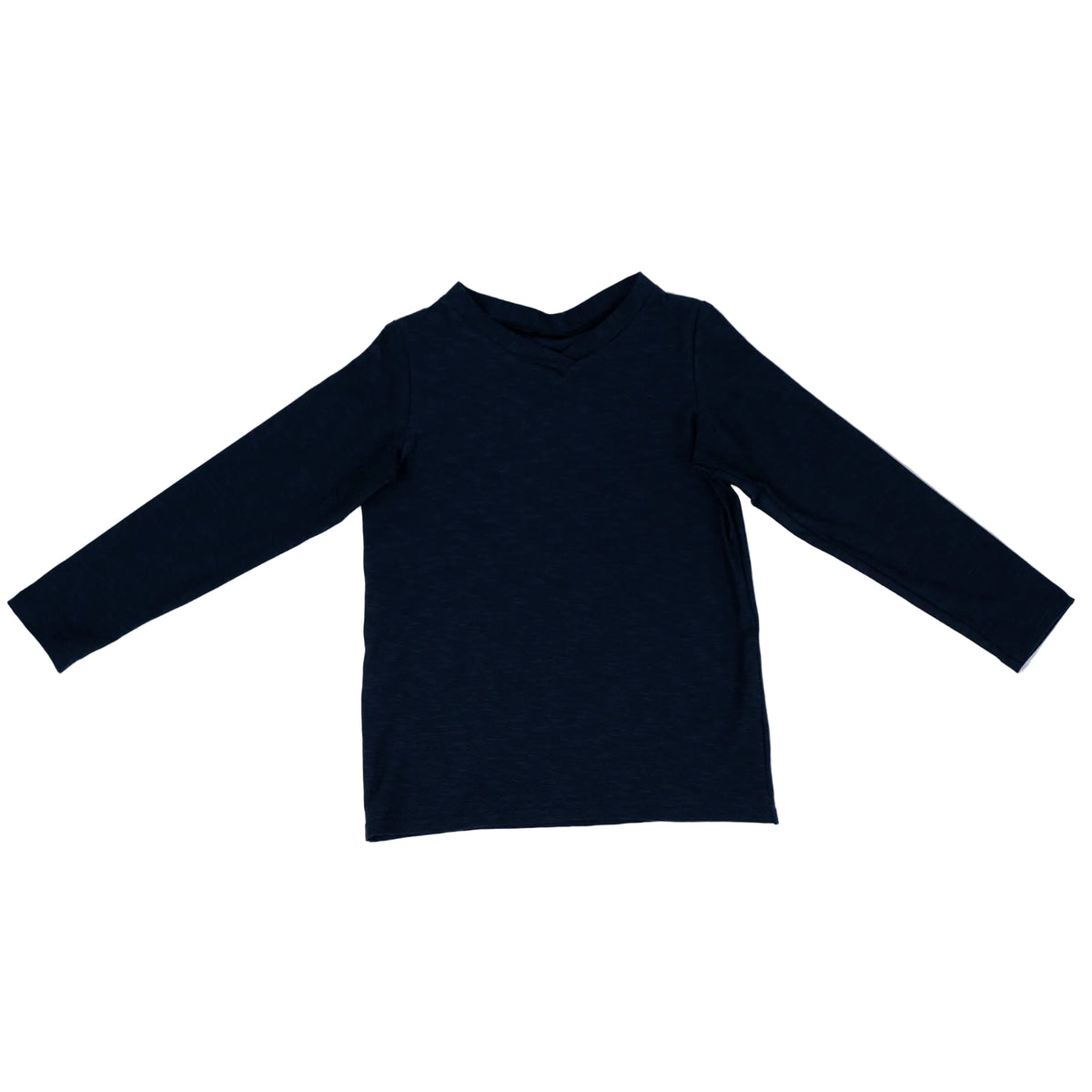 Paua Kids | Unisex Langarm-Shirt Marine | Baumwolle & Lyocell
