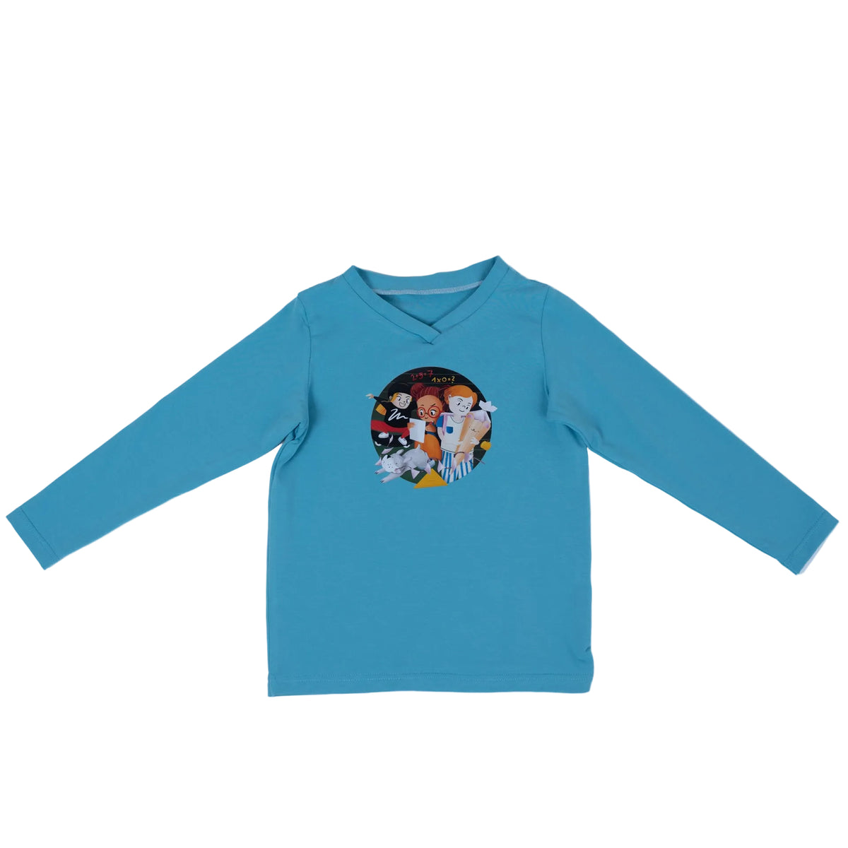 Paua Kids | Unisex Langarm-Shirt "Schule" | Bio-Bauwolle
