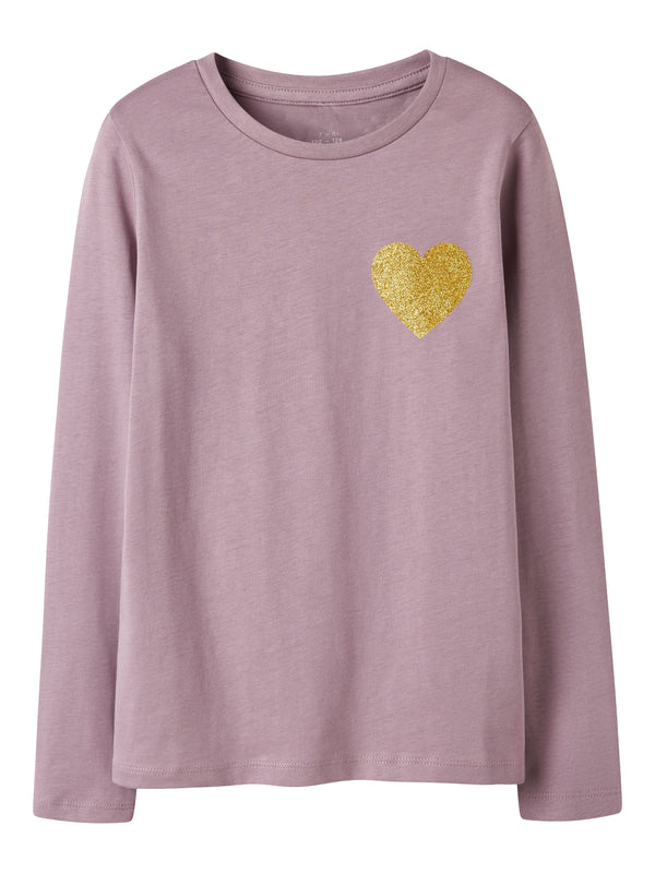 NAME IT | Long Sleeve T-Shirt | Pink