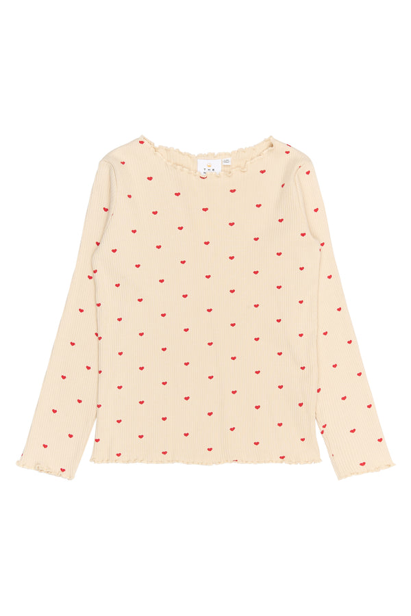 The New | Langarmshirt | Gardenia AOP