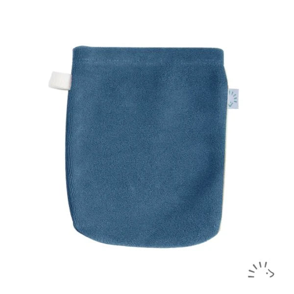 Popolini | Wash Mitt Soft | Vintage Blue