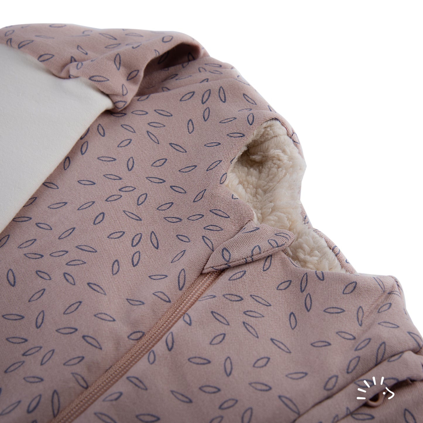 Popolini | Sleeping Bag VARIO | Beige Leaves