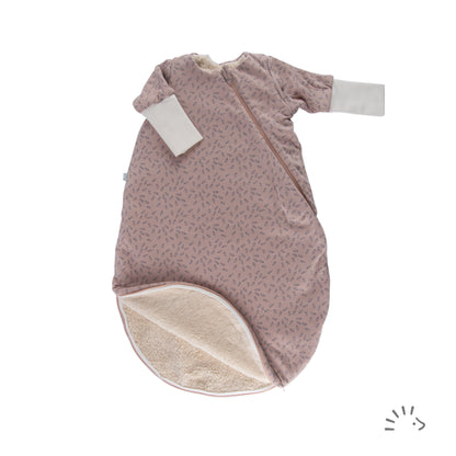 Popolini | Sleeping Bag VARIO | Beige Leaves