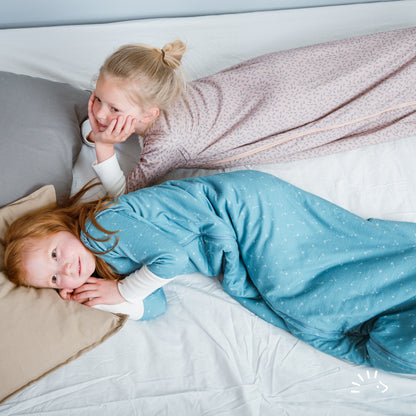 Popolini | Sleeping Bag VARIO | Vintage Blue Dandelion