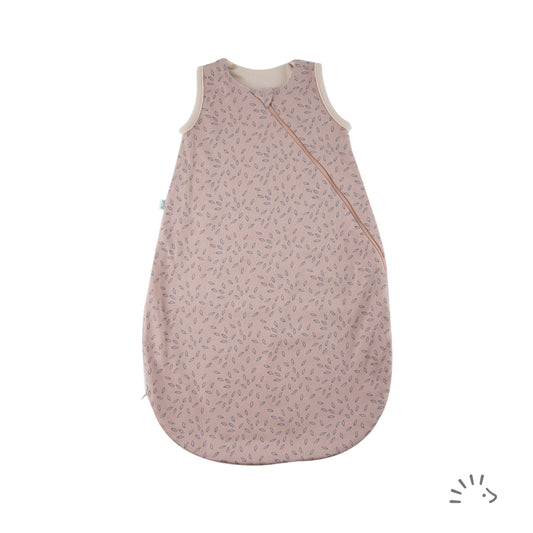 Popolini | Newborn Sleeping Bag | Beige Leaves