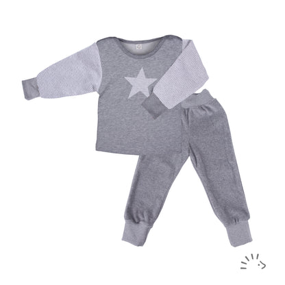 Popolini | Warm Pajamas | Gray