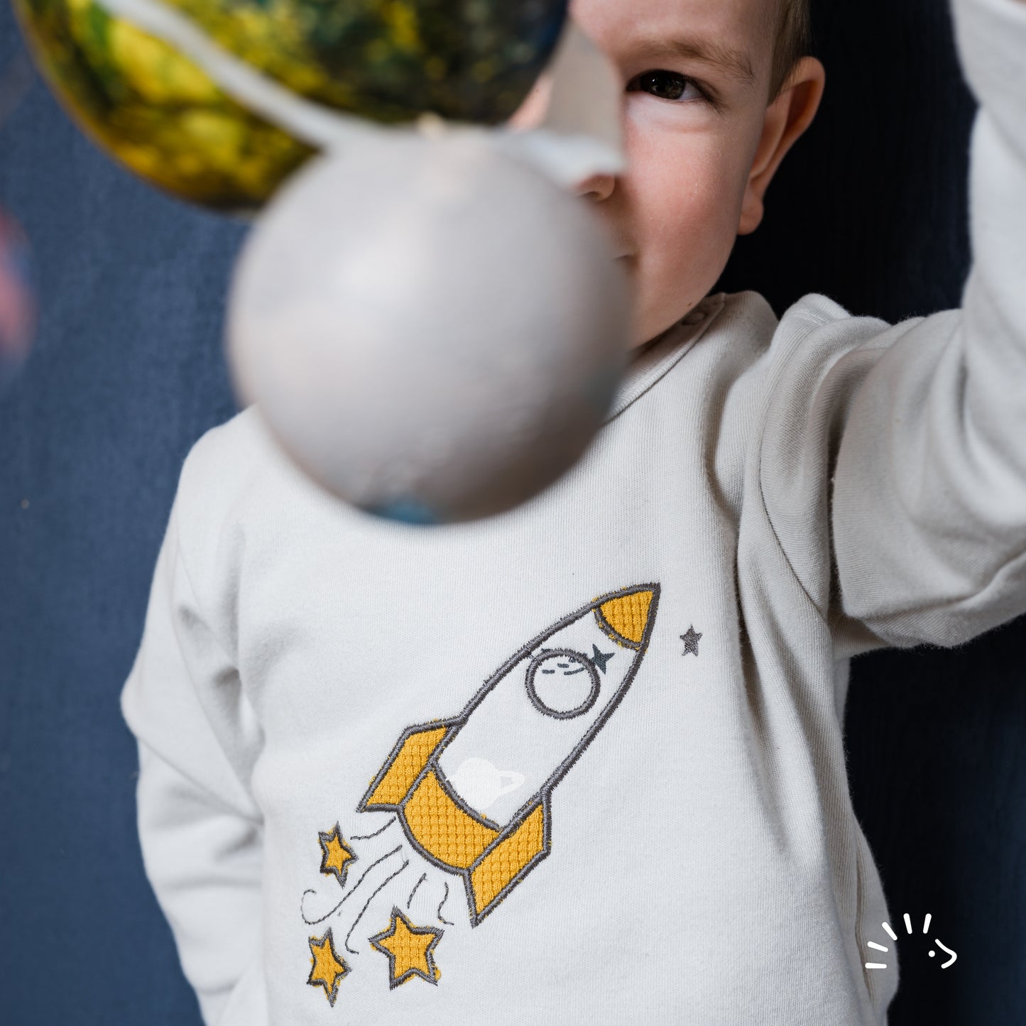 Popolini | Long-sleeved shirt | Light grey - Rocket