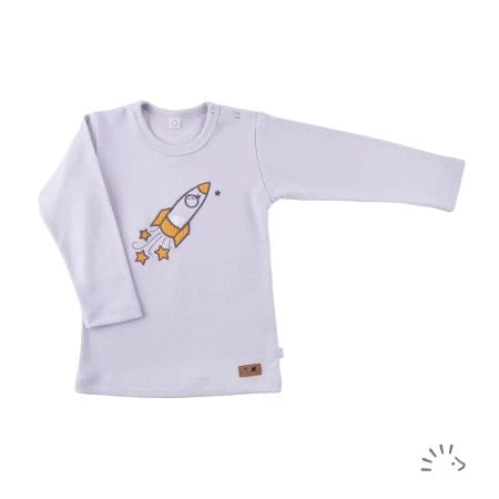 Popolini | Long-sleeved shirt | Light grey - Rocket