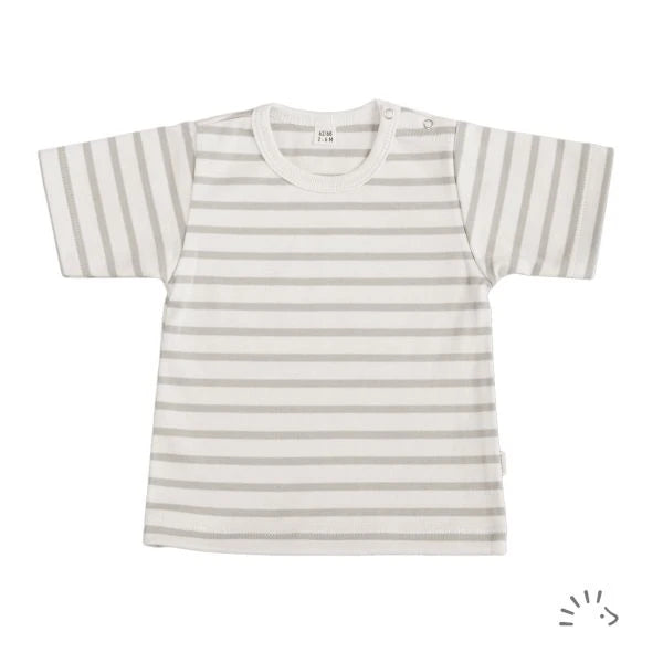 Popolini | T-Shirt | Grau-Ecru