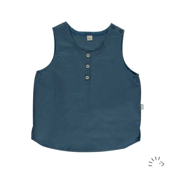 Popolini | Top | Mittelblau