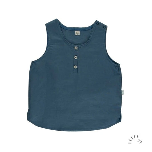 Popolini | Top | Mittelblau