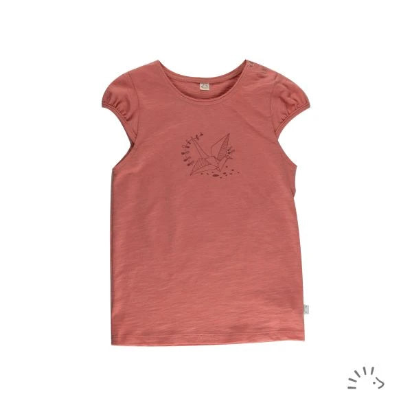Popolini | T-Shirt Musselin | Pink