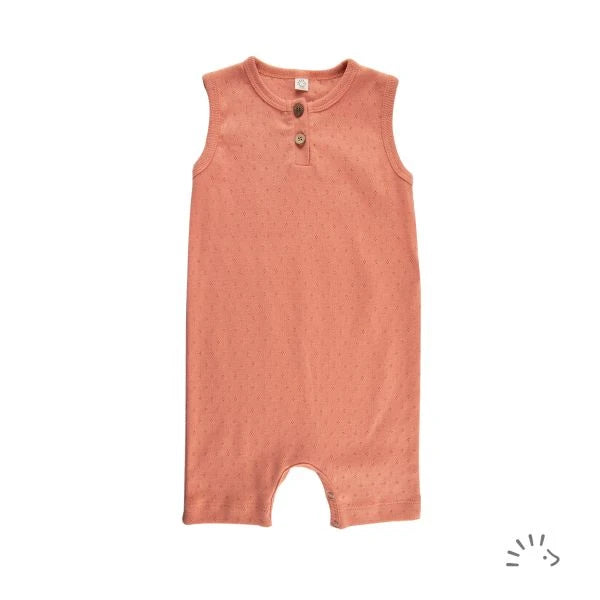 Popolini | Romper | Brick Red