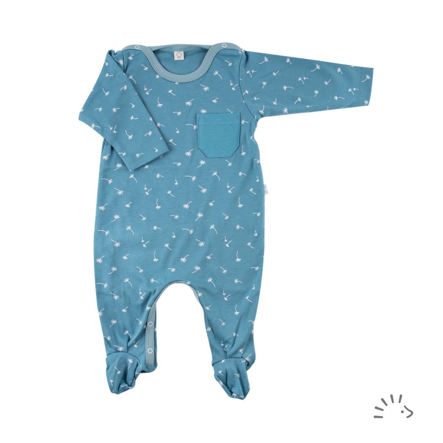Popolini | Coverall | Vintage Blue Dandelion