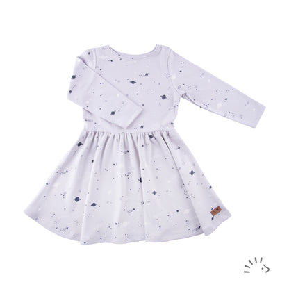 Popolini | Long-Sleeved Dress | Planets