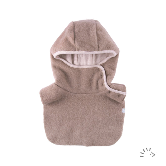 Popolini | Schlupfhaube | Beige Melange