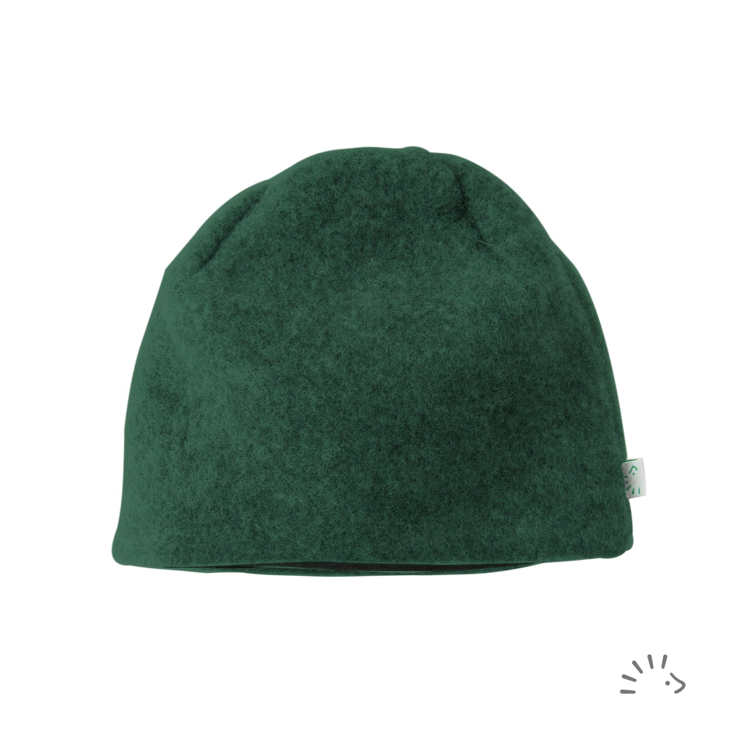 Popolini | Wool Hat | Dark Green Mélange