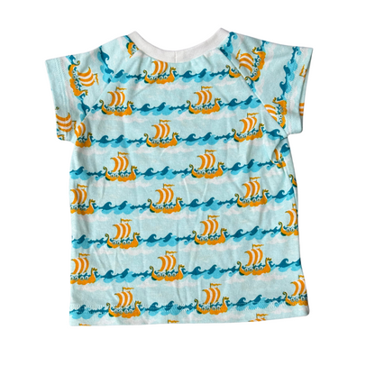 Libminna | T-shirt | Seahorse (White)