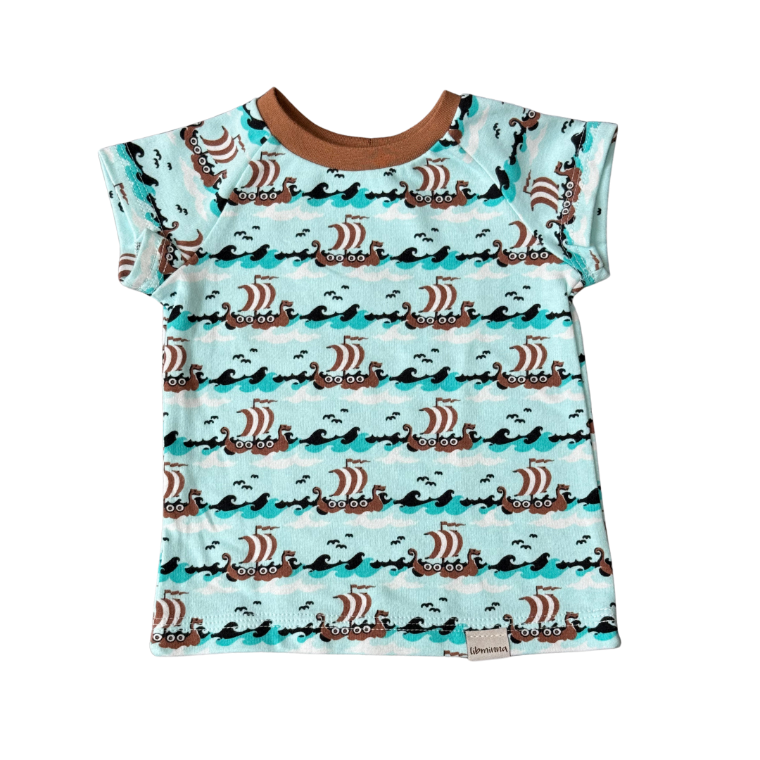 Libminna | T-Shirt | Seahorse (Brown)