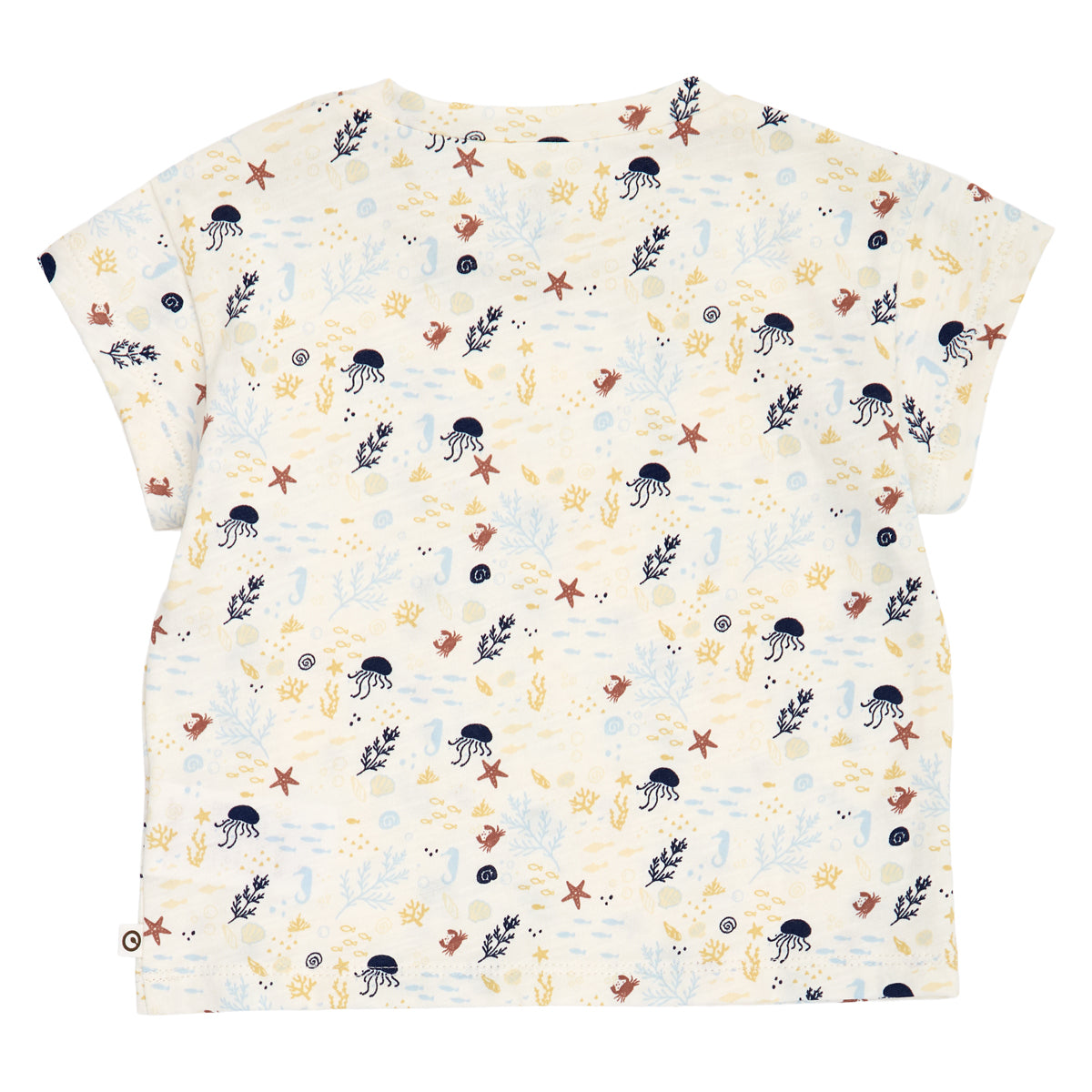 MÜSLI by Green Cotton | Sea T-Shirt | Tofu/Hemp/Navy