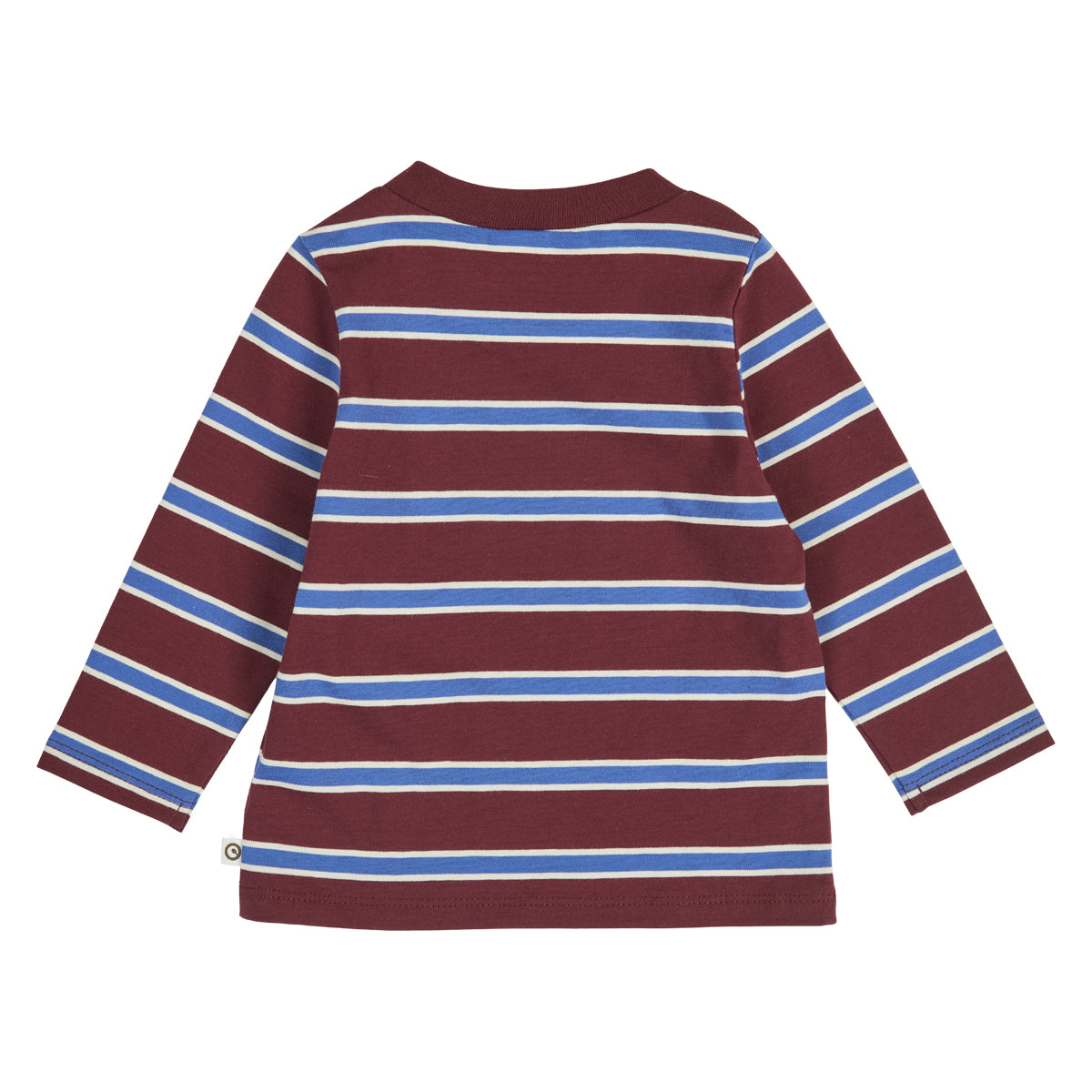 MÜSLI by Green Cotton | Clubhouse Langarmshirt | Russet/Azure blue/Tofu