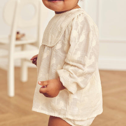 MÜSLI by Green Cotton | Poetry Wide Bluse| Natural