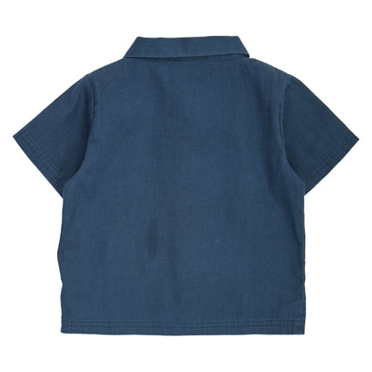 MÜSLI by Green Cotton | Twill Hemd | Navy