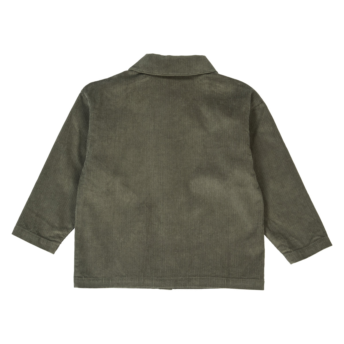 MÜSLI by Green Cotton | Corduroy Hemd | Deep green