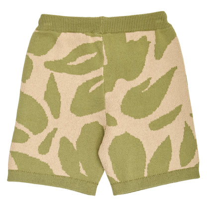 MÜSLI by Green Cotton | Natures Imprint Jacquard Shorts | Spring