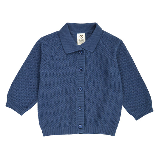 MÜSLI by Green Cotton | Bff Cardigan Baby | Navy