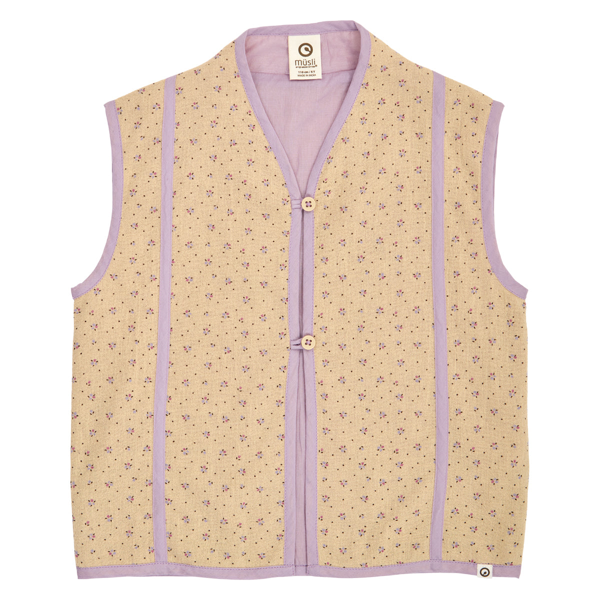 MÜSLI by Green Cotton | Tulip Weste | Safari/Bloom/Dream