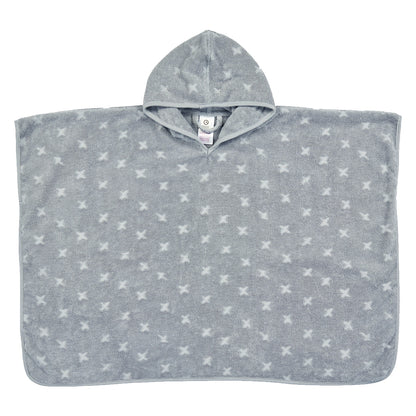 MÜSLI by Green Cotton | Handtuch Poncho | Jasmin blue