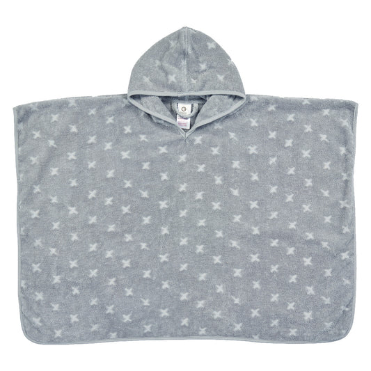 MÜSLI by Green Cotton | Handtuch Poncho | Jasmin blue