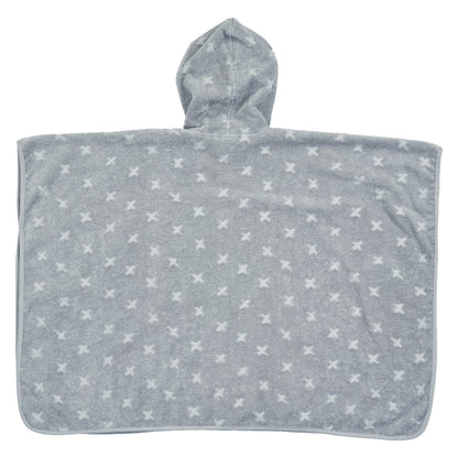 MÜSLI by Green Cotton | Handtuch Poncho | Jasmin blue