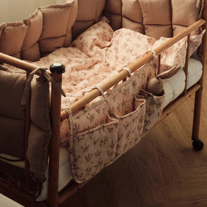 MÜSLI by Green Cotton | Flora Bettwäsche | Nightingale/balsam cream/walnut
