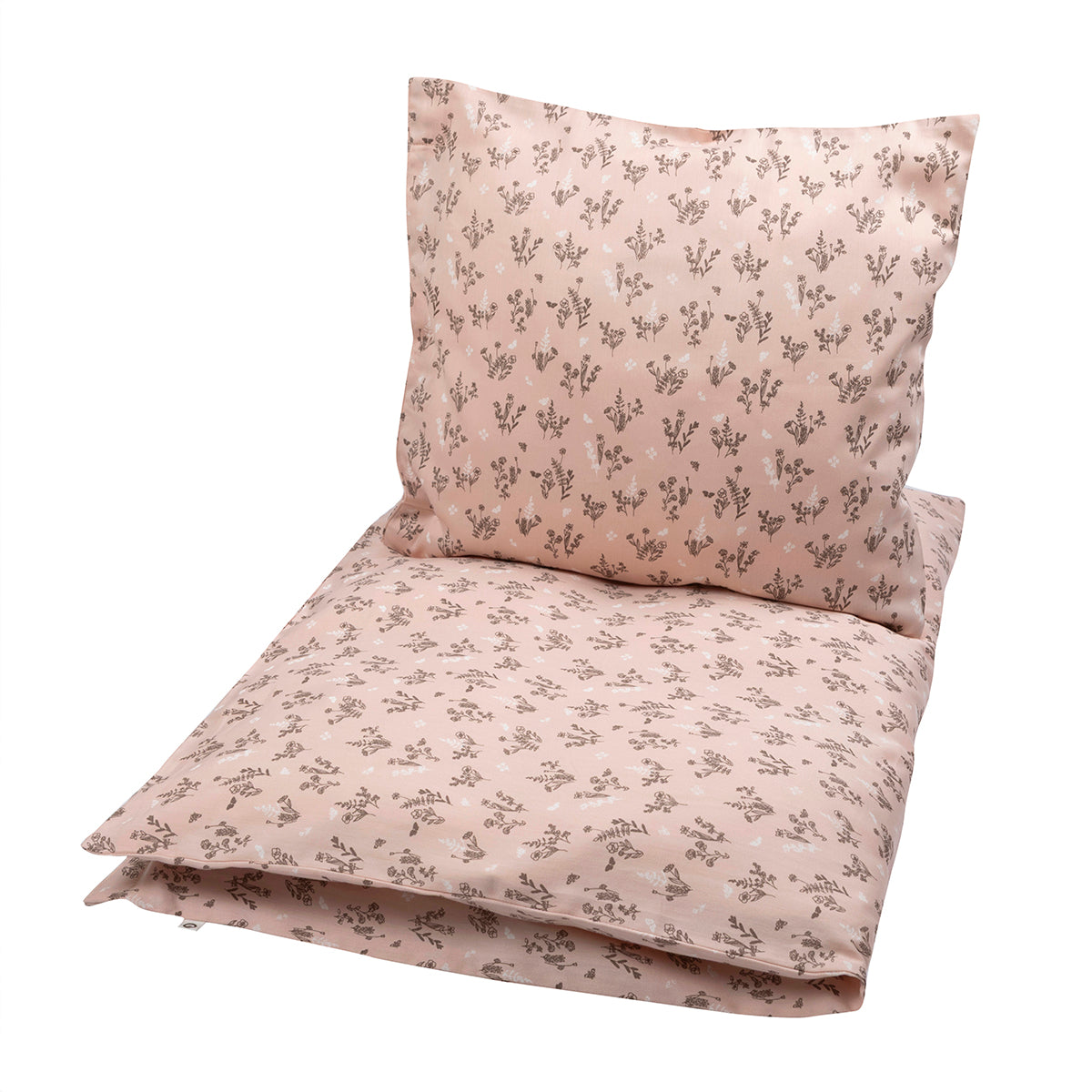 MÜSLI by Green Cotton | Flora Bettwäsche | Nightingale/balsam cream/walnut