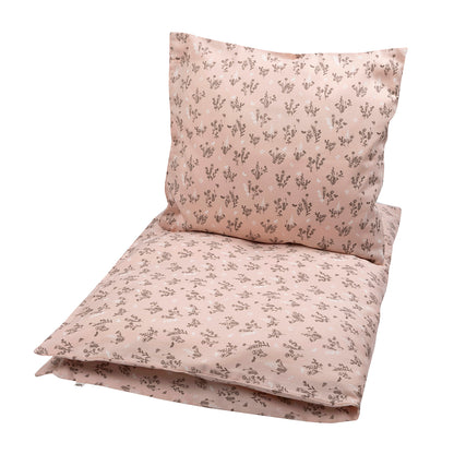 MÜSLI by Green Cotton | Flora Bettwäsche | Nightingale/balsam cream/walnut