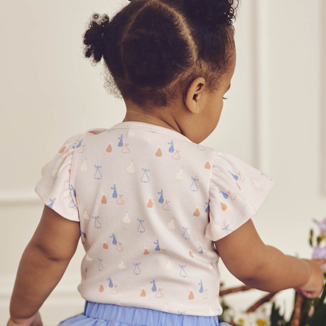 MÜSLI by Green Cotton | Picnic Body | Primrose/Shell blue/Tofu
