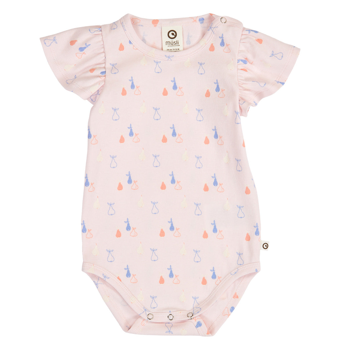 MÜSLI by Green Cotton | Picnic Body | Primrose/Shell blue/Tofu