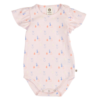 MÜSLI by Green Cotton | Picnic Body | Primrose/Shell blue/Tofu