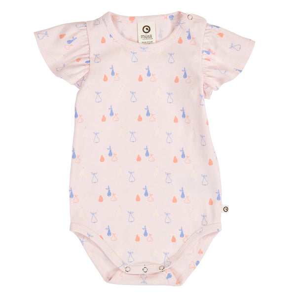 MÜSLI by Green Cotton | Picnic Body | Primrose/Shell blue/Tofu