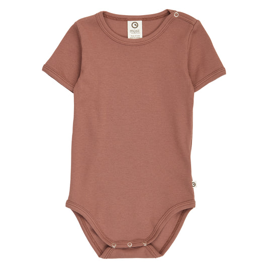 MÜSLI by Green Cotton | Cozy Me Rib Body | Pecan
