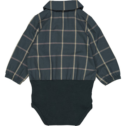 MÜSLI by Green Cotton | Check Shirt Bodysuit
