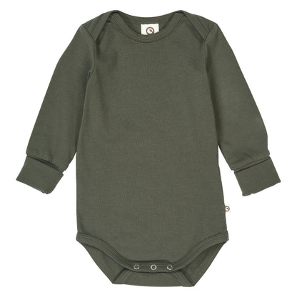 MÜSLI by Green Cotton | Cozy me Body | Deep green