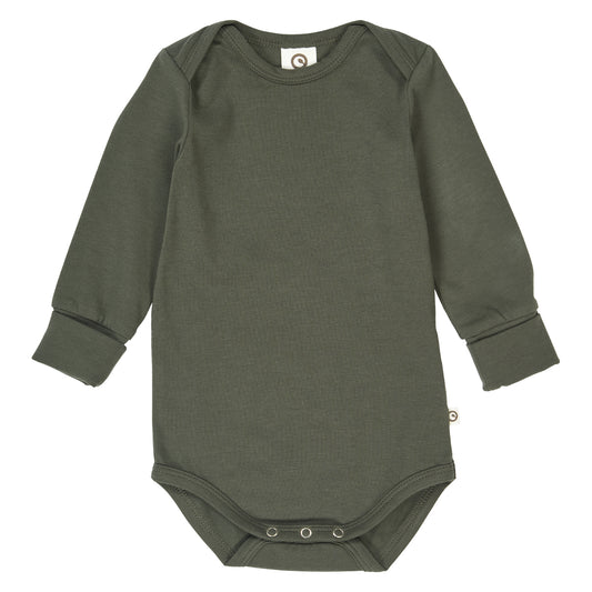 MÜSLI by Green Cotton | Cozy me Body | Deep green