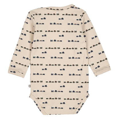 MÜSLI by Green Cotton | Train Body | Oak/Root/Deep green