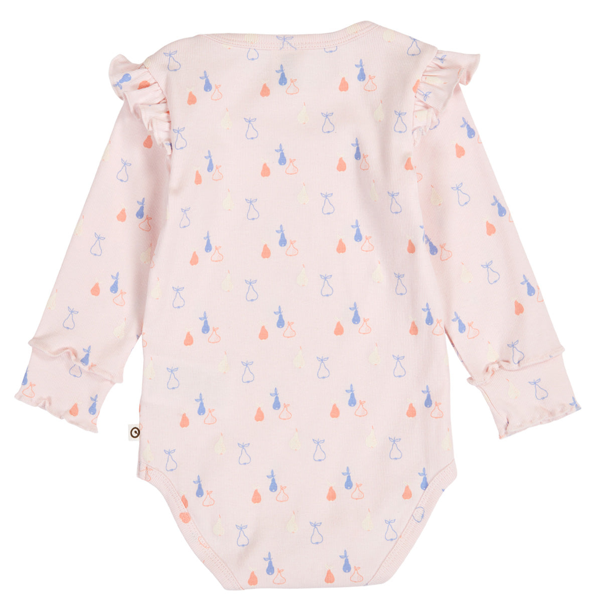 MÜSLI by Green Cotton | Picnic Frill Body | Primrose/Shell blue/Tofu
