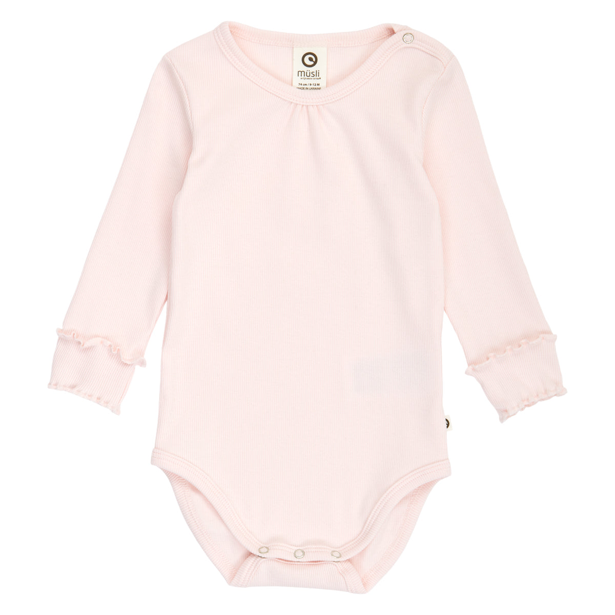 MÜSLI by Green Cotton | Cozy Me Rib Body | Primrose