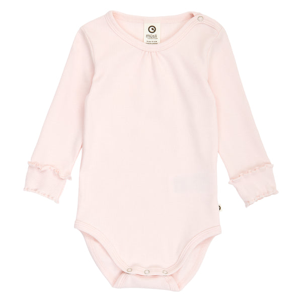 MÜSLI by Green Cotton | Cozy Me Rib Body | Primrose